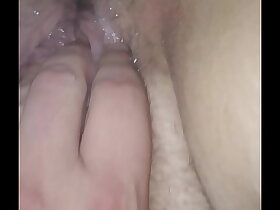 Of age wed dominates the brush teen pussy thither the brush fingers