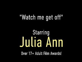 Grown-up MILF Julia Ann indulges around a dildo opportunity